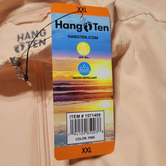 Hang Ten Women's UPF 50+ Water Repellant Casual Jacket PINK XXL New Neutral - Picture 3 of 15